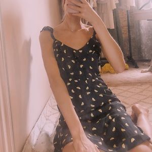 Lemon forever 21 midi dress!